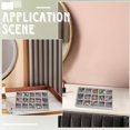 thumbnail image 4 of 2Pcs 5 x 8.3 Inch Jewelry Drawer Inserts Velvet Jewelry Tray Gray 15 Grids Dresser Earring Drawer with Removable Divider Necklace Organizer Storage Container for Bracelet Ring Watch Display 2pcs, 4 of 7