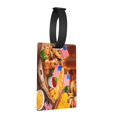 thumbnail image 7 of PAYOHTO Luggage Tags for Suitcases Table with Food for USA Day PVC Lable for Travel Bag, 7 of 7