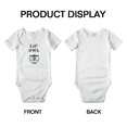 thumbnail image 3 of Cut Baby Jumpsuit Lil' Owl Animal Funny Boy & Gril Newborn Clothes Outfits (White, 6-12 Months), 3 of 5