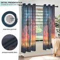 thumbnail image 3 of Yayeee Window Curtains Light Filtering 63"x52" Grommet Panel Pair Home Living Room Decor, Astronaut at Dawn, 3 of 7