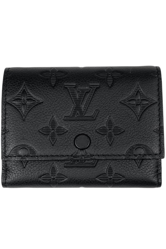 Pre-Owned Louis Vuitton Victor Wallet Monogram Shadow Leather Noir (Black) M12635 Men's