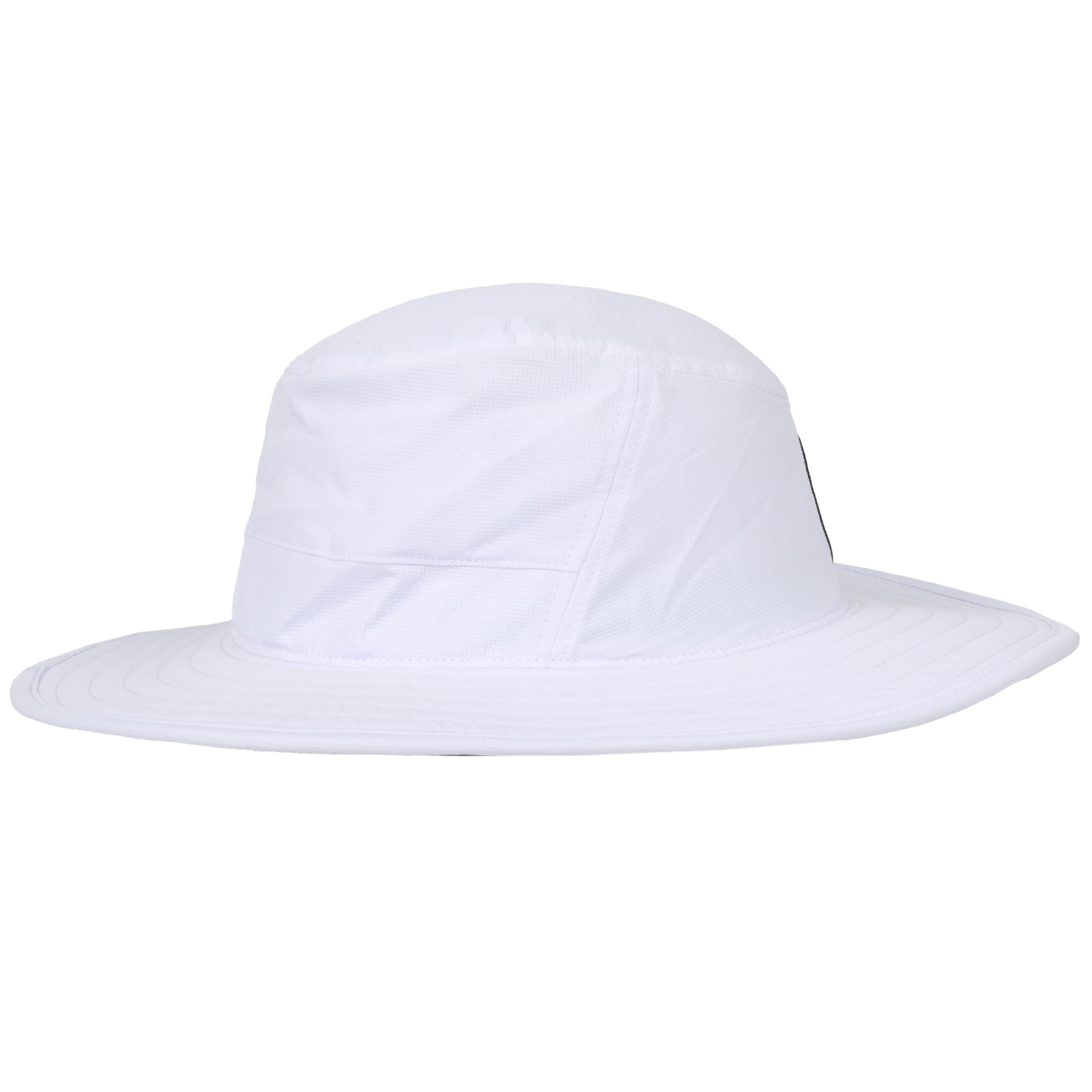 Signatures Golf Sun Hat, Crossed Golf Club Wide Brim Boonie Hat, Performance Fabric, Breathable, Floatable Brim, One Size, Adult, White