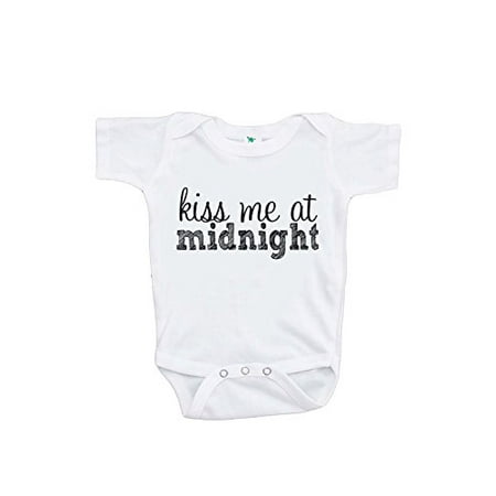 

Custom Party Shop Baby s Kiss Me At Midnight Happy New Year Onepiece