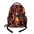 thumbnail image 3 of FKELYI Lava Soccer Print Kids School Backpack for Boys Girls 17 inch Schoolbag Lightweight Casual Daypack with Multi-Pockets for Elementary Student, 3 of 7