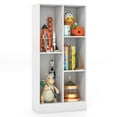 thumbnail image 1 of Costway 5-Cube Bookcase for Kids 41" Wooden Toy Storage Organizer for Kid's Room White, 1 of 10