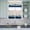 Blue Beige, variant on 3 Piece Kitchen Curtains and Valances Set Blue Beige Ombre Cafe Curtains 24 Inch Length Minimalist Ocean Waves Linen Valance & Tier Curtain for Living Room Bedroom Small Window 54"x18" 27"x24"*2