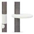 thumbnail image 4 of TRIXIE Pilar Plush & Sisal 3-Level 39.4" Cat Tower, Scratching Posts, Condo, Cat Toy, Gray, 4 of 8