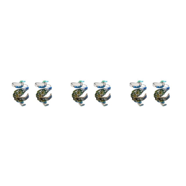 ZLight Knitting Ring Animal Jewelry Gifts Opening Rings Guide Crocheting DIY Daily Sewing Supplies Wedding Using Colorful NJ135 3Set
