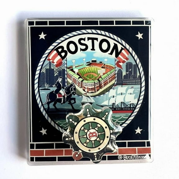 Boston Fenway Park Interactive 3D Acrylic Magnet