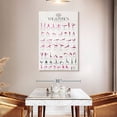 thumbnail image 3 of Elephant Stock Yoga Poses Chart Wall Art - Vertical Canvas Wall Art - Living Room Wall Decor - Sports Canvas - Pink And Gray Decor - 32" x 48", 3 of 8