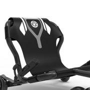 EzyRoller: Classic X - Black - Ride-On Scooter, Cambering Motion, Pedal Free Cart, Hand Brakes, Extendable Frame, 154lb Capacity, Kids Ages 4+