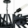 thumbnail image 4 of P400109-31M-Progress Lighting-Astra - 8 Light Chandelier In Modern Style-19.63 Inches Tall and 42.38 Inches Wide-Matte Black Finish    -Traditional, 4 of 5