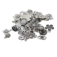 thumbnail image 4 of 100g Plata de Flores Mixtas Colgantes Accesorios de Fabricación de Joyas, 4 of 7