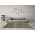 thumbnail image 3 of Ahgly Company Indoor Round Abstract Light Blue Modern Area Rugs, 3' Round, 3 of 4