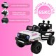 thumbnail image 2 of Camioneta Eléctrica Para Niño Jeep Aeiou B010 Control Remoto Blanco, 2 of 5