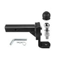 thumbnail image 2 of 5 Hole Adjustable Height Tow Bar Hitch Drop Mount 50MM Ball CAP 4000 KG Trailer RV Camper Caravan Parts Accessories ,Weatherproof Double Locking Hitch Pin, 2 of 6