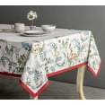 thumbnail image 3 of Maison d' Hermine Holly Time 100% Cotton Tablecloth for Kitchen Dining Tabletop Decoration Parties Weddings (Rectangle, 70 Inch by 90 Inch), 3 of 3