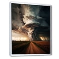 thumbnail image 2 of Designart "Storm Majestic SPIRAL" Landscape & Nature Floater Framed Canvas Print, 2 of 7