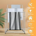 thumbnail image 3 of Tall Standing Towel Racks Pool Towel Rack Outdoor Oversized Floor Bath Towel Drying Valet Holder Blanket Quilt Rack Stand for Bathroom Bedroom Beach Hot Tub Gym Pool Are, 3 of 7