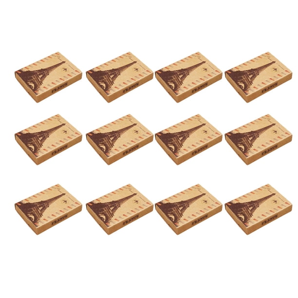 Caja de 12 Uds. Qarigey de Chocolate Vintage Estampado Marmoleado Tipo 1