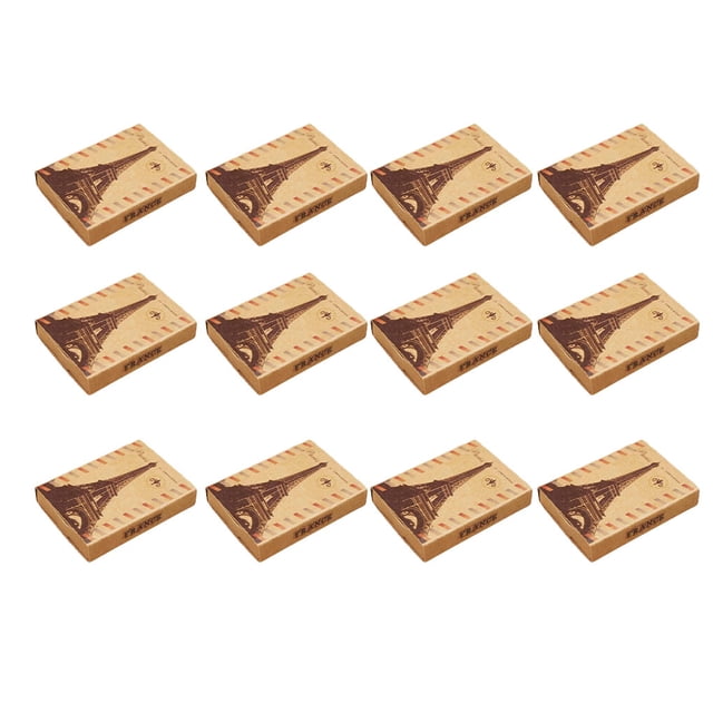 Caja de 12 Uds. Qarigey de Chocolate Vintage Estampado Marmoleado Tipo 1