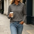 thumbnail image 6 of cfhntfmh Business Shirts for Women Long Sleeve Collared Work Tops with Pocket Casual Formal Outfits With Buttons, 6 of 7