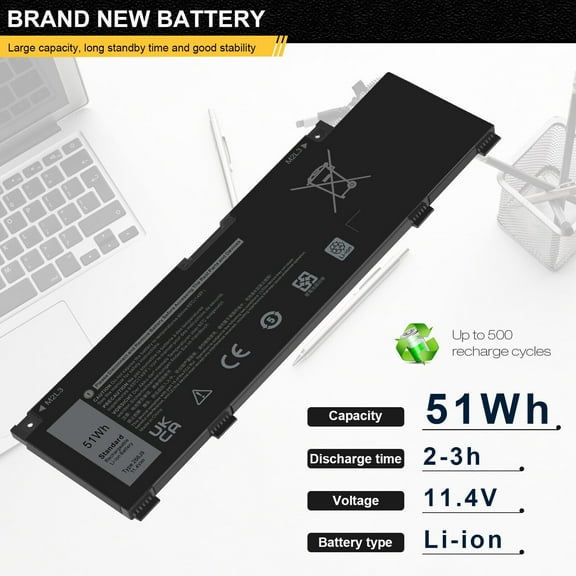 266J9 M4GWP Battery for Dell G3 15 3500 3590 3700 3790 G5 15 5500 5505 PN1VN