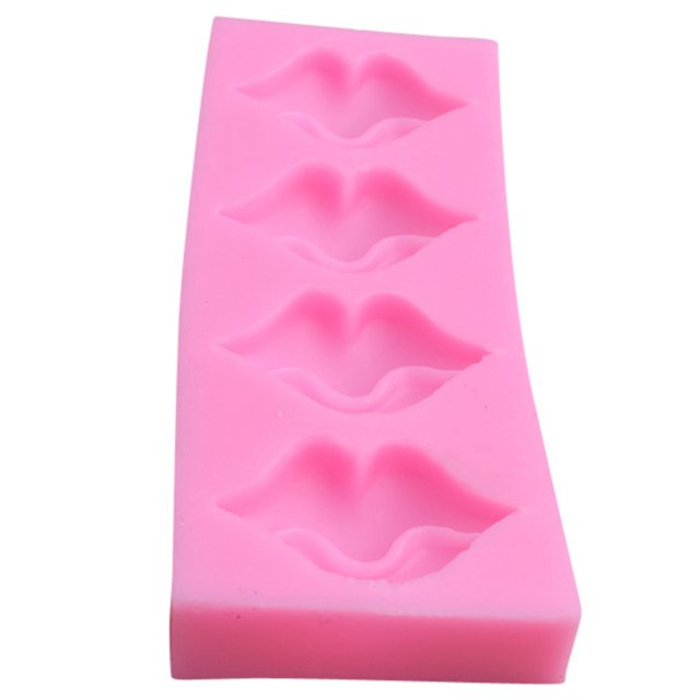 Coofit Chocolate Mold Lip Shaped Professional Silicone Mold Fondant Mold for Baking