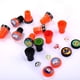 thumbnail image 3 of Juego de juguetes para niños con sellos de Halloween, rellenos para bolsas de regalos de Halloween que incluyen sellos, tatuajes, pulseras de goma, golosinas y artículos para fiestas que no sean, 3 of 5