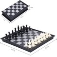 thumbnail image 6 of SwFoer Magnetic Chess Set with Folding Chess Board 15" Foldable Chess Sets Travel Board Games, 6 of 7