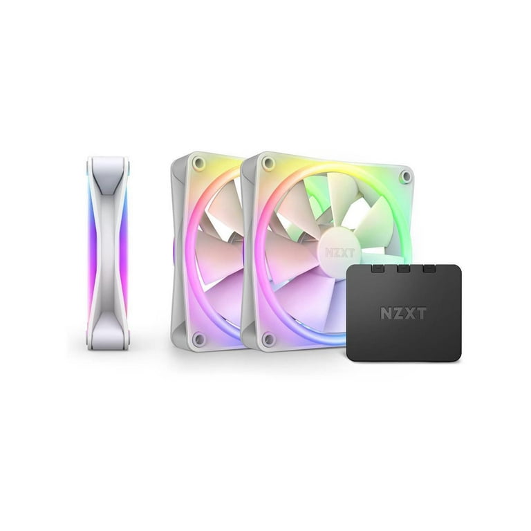 NZXT F120RGB Duo - 120mm Dual-sided RGB Fan - Triple Pack (White