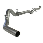 AFE POWER 49-04002NM 07-10 GM/2500/3500 DIESEL V8-6.6L (TD) LMM EXHAUST 4 IN DOWN-PIPE BACK W/O MUFFLER, RACE SYSTEM Fits select: 2007-2010 CHEVROLET SILVERADO, 2007-2010 GMC SIERRA