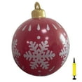 thumbnail image 1 of Decoración navideña, Bola de Navidad de 23,6 pulgadas Bola de Navidad Bola inflable de PVC Rendimiento sólido Jadeshay A, 1 of 6