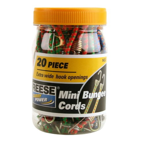 Reese Carry Power 20pc Mini Bungee Cord Pack