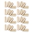 thumbnail image 2 of EeaseCA 200Pcs Handmade Tag Label Wooden Buttons Wood Handmade Tags Button DIY Accessory, 2 of 7
