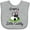 AC-Heather Grey, variant on Inktastic Papa Little Golf Caddy Boys or Girls Baby Bib
