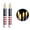💖Blue_Hot#534, variant on Flameless Taper Candles, LED Taper Candles With Remote Timer, Battery Operated Flickering Fake Candles, Patriotic USA Flag Design For 4th Of July