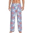 thumbnail image 2 of Goofa Cartoon Poodle Dog Printed Soft Pajama Pants for Men, Wide Leg Comfy Casual Lounge Yoga Pants-Small, 2 of 9