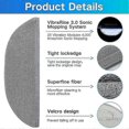 thumbnail image 4 of Reusable Microfiber Replacement Mop Pads Compatible with S8 MaxV Ultra Vacuum Robot - Accessory Refill Pack-B7, 4 of 5