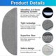 thumbnail image 4 of Reusable Microfiber Replacement Mop Pads Compatible with S8 MaxV Ultra Vacuum Robot - Accessory Refill Pack-B7, 4 of 5