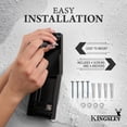thumbnail image 5 of Kingsley Key Lock Box - Guard-a-Key, Secure Weatherproof Key Box Wall Mount for Indoors and Outdoors, 4 Digit Resettable Combination Code, Large Capacity for Storing Spare Keys, 5 of 8