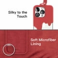 thumbnail image 6 of JETech [3 in 1] Silicone Case for iPhone 14 Pro 6.1-Inch, with 2-Pack Screen Protector and 2-Pack Camera Lens Protector, Full Coverage Tempered Glass Film, Shockproof Phone Cover (Red), 6 of 7