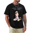 thumbnail image 1 of Camiseta Crazy cjillo de indias para hombre camisa de cuello redondo blanca gráfica, 1 of 7