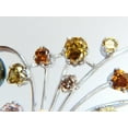 thumbnail image 5 of 6.00ct NATURAL FANCY COLOR YELLOW ORANGE BROWN PINK DIAMOND BROOCH &PEARL, 5 of 12