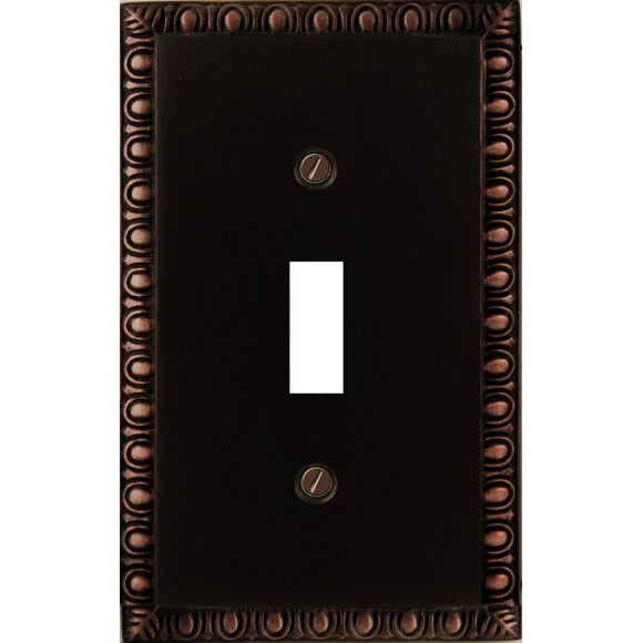 Atron Electro Industries Beading Oil Rubbed Bronze Toggle Wall Plate