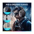 thumbnail image 3 of Audífonos Gamer Para Xbox Pc K10 Con Microfono y Led Rgb Color Negro/Beige, 3 of 4