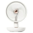 thumbnail image 1 of Ventilador eléctrico de escritorio Billuyoard enfriador de aire portátil bajo ruido Blanco, 1 of 6