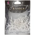 thumbnail image 1 of Jewelry Basics Crochets en Métal 46/pkg Argent Brillant, 1 of 2