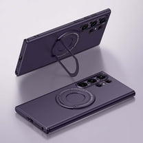 Feishell Magnetic Case for Samsung Galaxy S23 Ultra (6.8 inch),with Hidden Bracket Kickstand,Compatible with MagSafe Charging,Shockproof Anti-scratch Drop Protection Slim Fit Phone Case,Purple