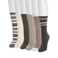 thumbnail image 4 of MUK LUKS Women's Fluffy Dream Crew Boot Socks, 6-Pack, OSFM, 4 of 6